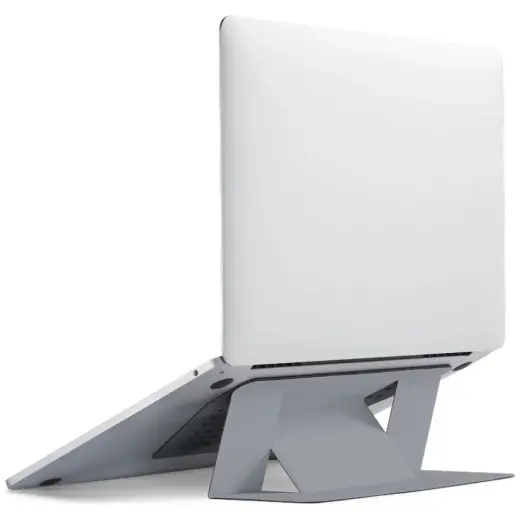Moft Movas adhesive laptop stand – cement color