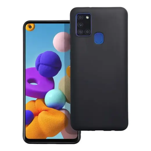 MATT phone case for Samsung Galaxy A21s (A217) black