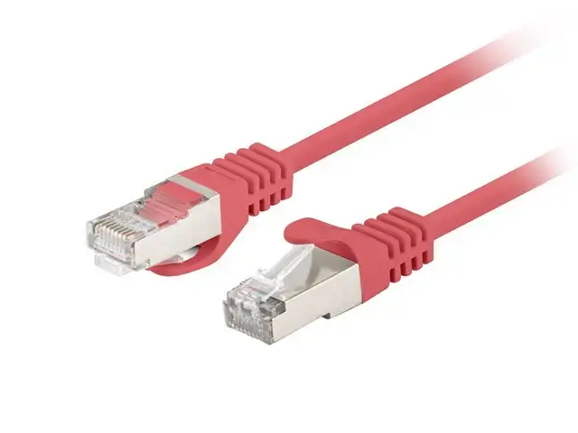 Patchcord cat.6 FTP 1M 10-pack fluke passed red