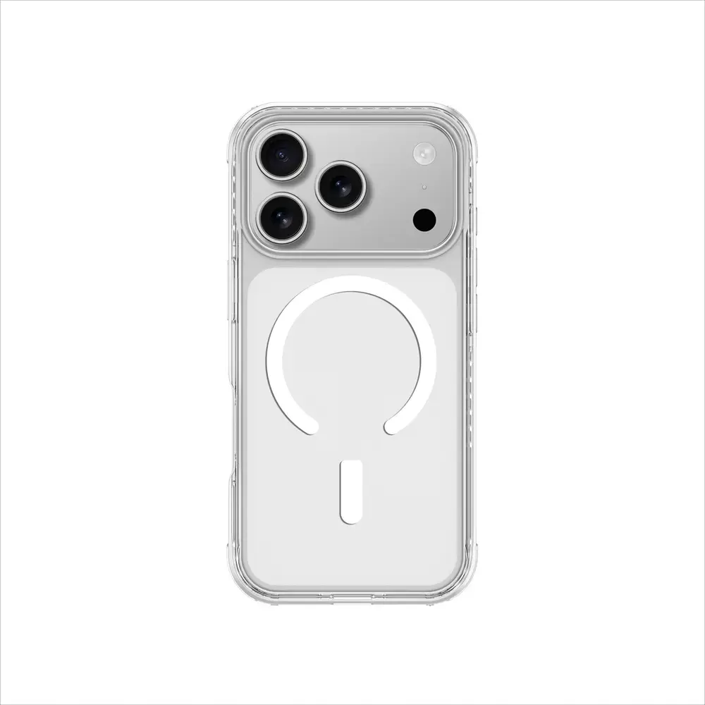 AmazingThing Titan Pro Case for iPhone 17 Pro Max Compatible with MagSafe - Clear