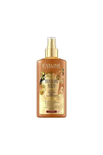 Eveline Cosmetics, Brazilian Body, Illuminating, Body Spray, Exotic, 150 ml
