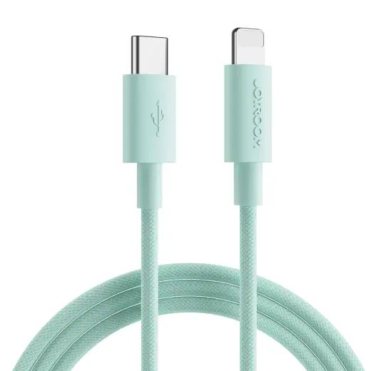 Joyroom durable USB Type C - Lightning cable for fast charging | data transmission 20W 0.25m green (S-02524M13)
