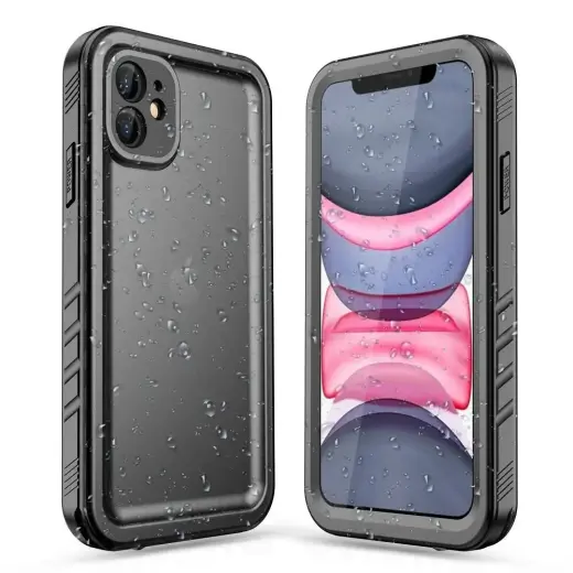 SHELLBOX DOT maciņš telefonam iPhone 11 melns