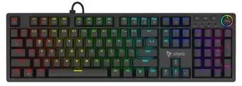 Klaviatūra Savio Styx Mechanical keyboard Brown Outemu