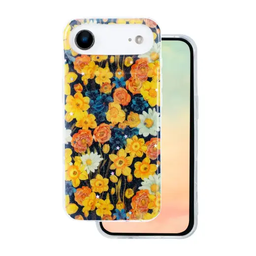 Glow Glam phone case for iPhone 17 Air orange