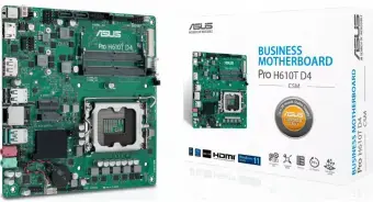ASUS Mainboard Pro H610T D4-CSM - Thin mini ITX - Socket LGA1700 - Intel H610
