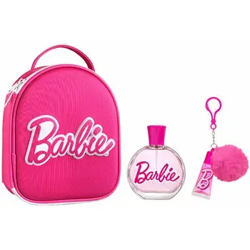 FRAGRANCES FOR CHILDREN Barbie Gift Set EDT 100 ml, lip gloss with pendant and backpack 100ml