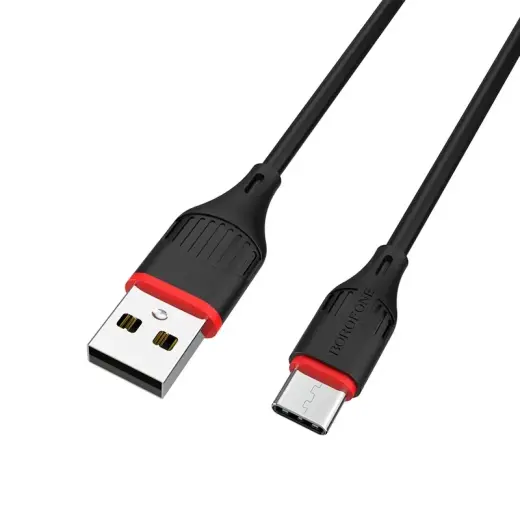 Borofone BX17 Enjoy data transfer and charging cable | USB-A to USB-C | 10W | 1m | black