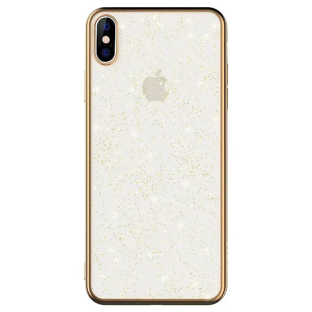 Sulada glitter case прочный силиконовый чехол для Apple iPhone 12 | 12 Pro золотой
