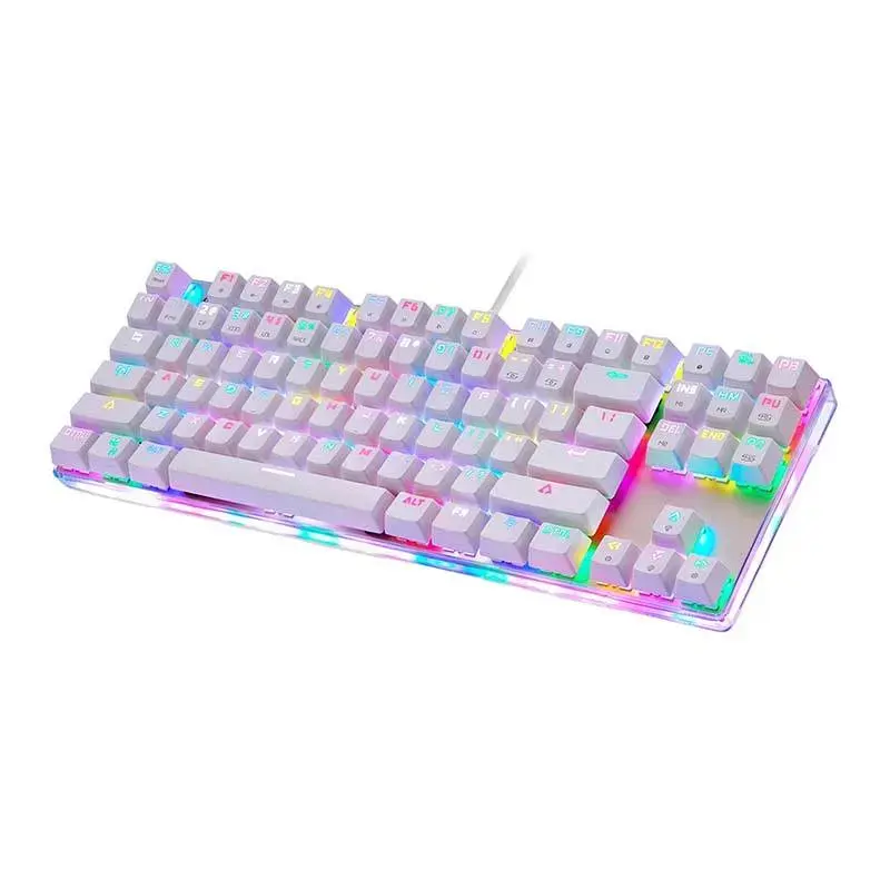 Mechanical gaming keyboard Motospeed K87S (white)