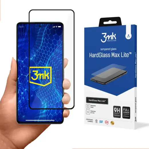 3mk HardGlass Max Lite защитное стекло для телефона Xiaomi Redmi Note 12 5G