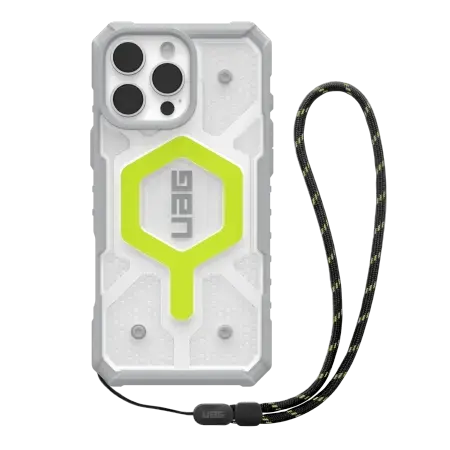 UAG Pathfinder Clear Magsafe Bundle Case with Lanyard for iPhone 16 Pro Max - Green