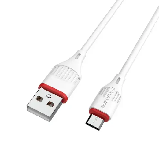 Borofone Cable BX17 Enjoy - USB to Micro USB - 2A 1 metre white