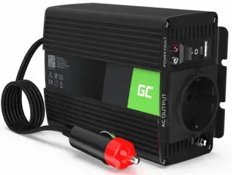 Strāvas pārveidotājs Green Cell 12V to 230V 150W/300W Pure Sine Wave