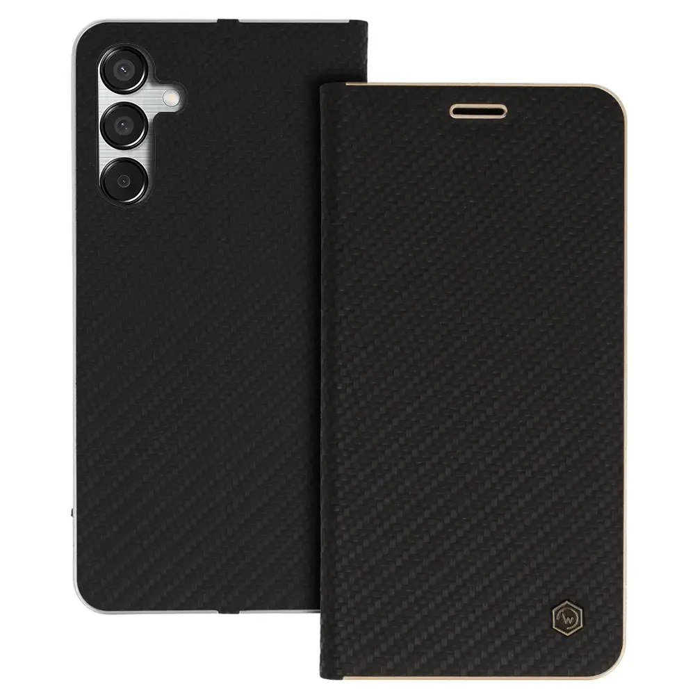 Wonder Frame Carbon Case for Samsung Galaxy M15 5G black