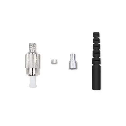 Qoltec FC fiber optic connector | Multimode | 2.0mm | Mounting set | 200pcs.