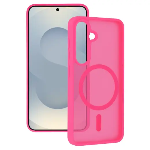 Tel Protect Aura Matte telefoni ümbris MagSafe toega Samsung Galaxy S25 (S931) | S24 (S921) roosa
