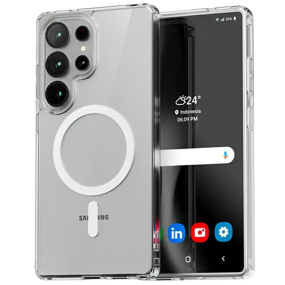 Mercury telefona maciņš priekš Samsung Galaxy S25 Ultra caurspīdīgs