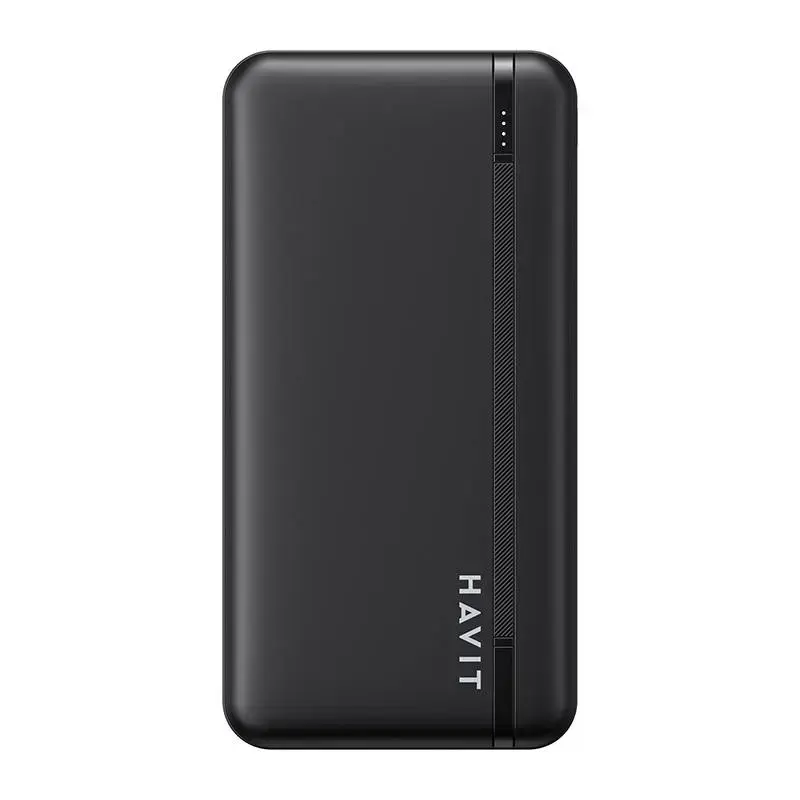 Ārējais akumulators HAVIT PB90 10000 mAh (melns)