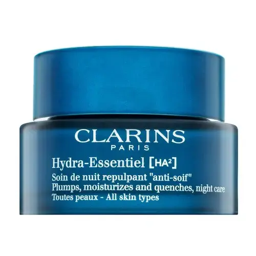 Clarins Hydra-Essentiel [HA²] Night Cream Plumps Moisturizes and Quenches Night Care 50 ml