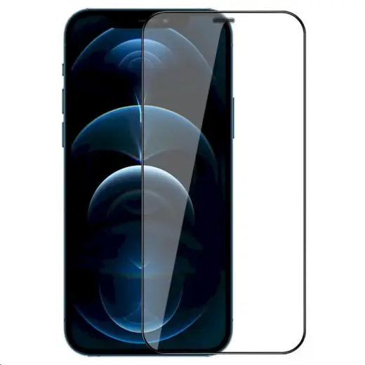 Nillkin 2in1 HD Full Screen Tempered Glass for Apple iPhone 12 Pro Max 6.7 Black