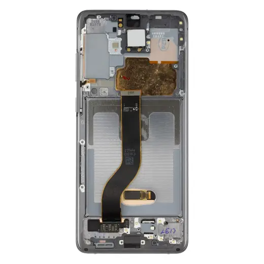LCD display + Touch Unit + Front Cover Samsung G985/G986 Galaxy S20+ Cosmic Gray No Camera (Service...