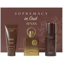 Supremacy In Oud Dárková sada EDP 100 ml, sprchový gel 150 ml a deospray 150 ml