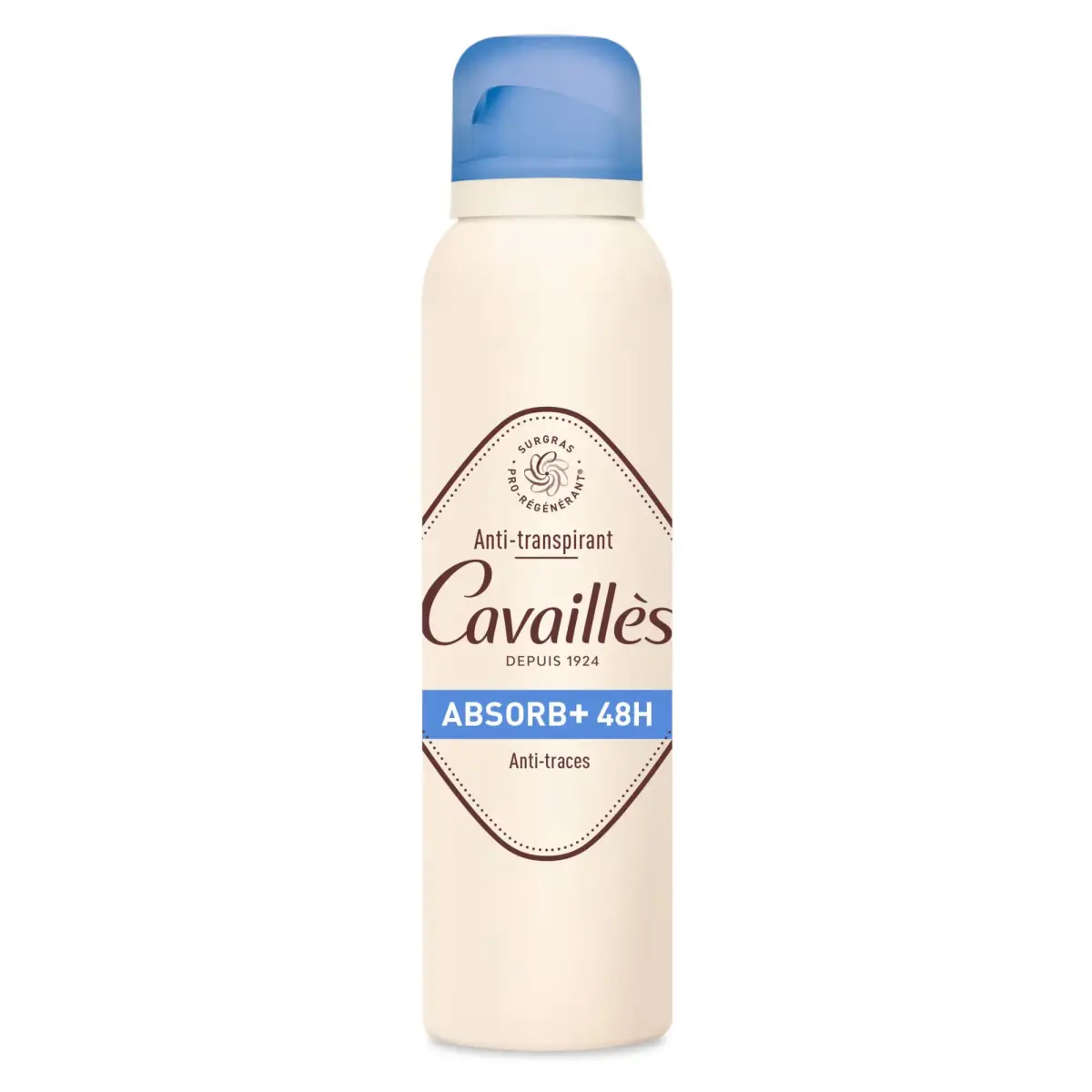 Roge Cavailles, Absorb + 48H, 48h Protection, Deodorant Spray, For Women, 150 ml