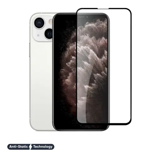 Fusion ESD 6D Anti-Static tempered glass for Apple iPhone 13 Mini black