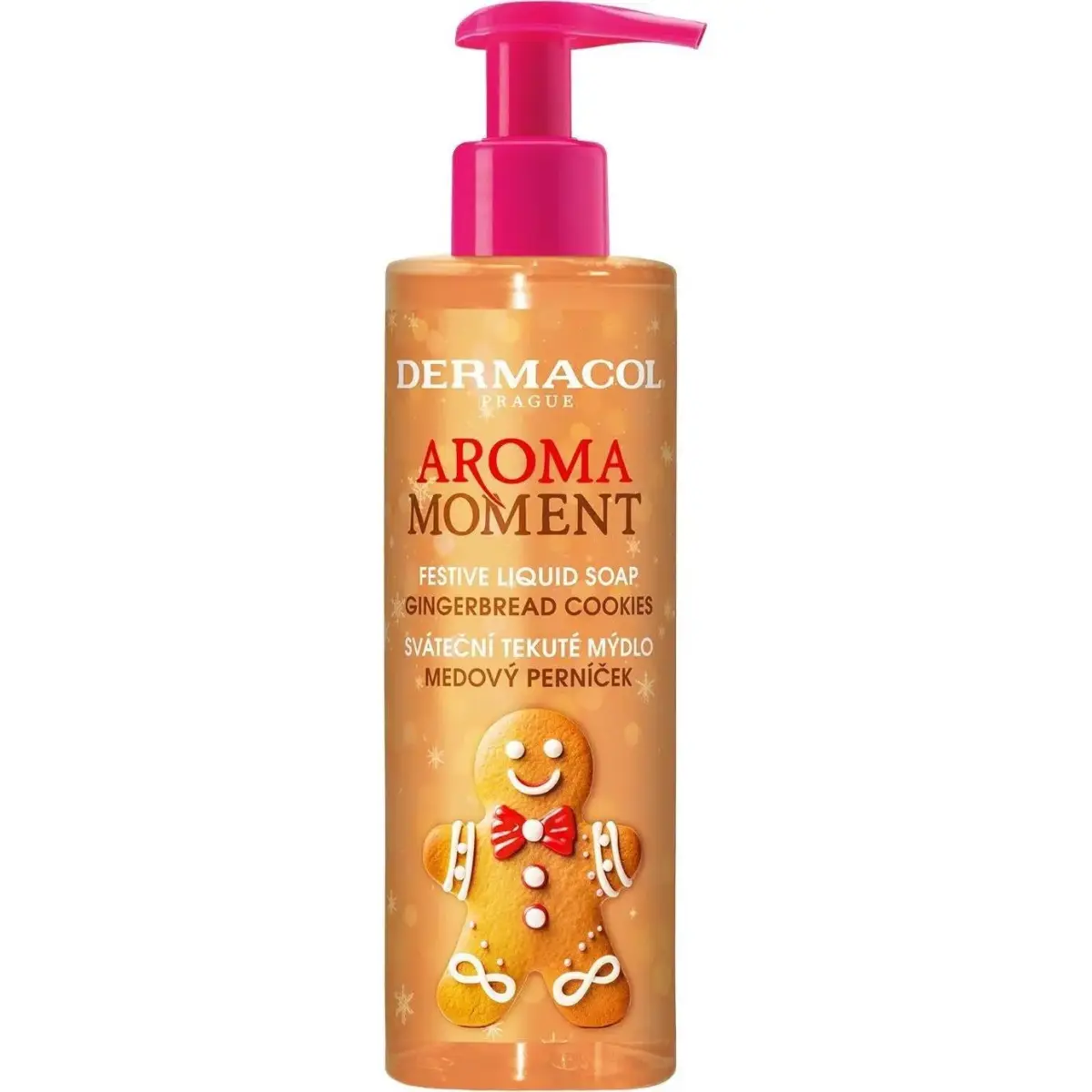 Dermacol, Sapone Mani, - Liquid Soap Honey Gingerbread Aroma Moment (Festive Liquid Soap) 250 Ml (Sapone Liquido, 250ml)