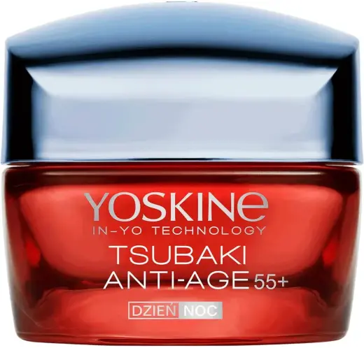 Yoskine, Tsubaki 55+, Anti-Aging, Day & Night, Cream, Face, 50 ml