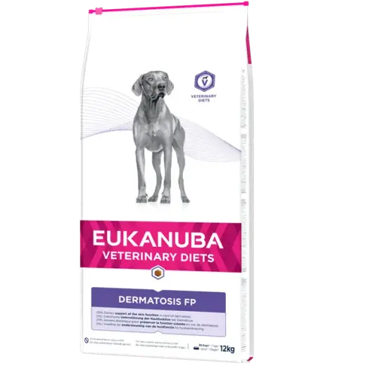Sausa barība suņiem - Eukanuba Veterinary Diets Dermatosis, 12 kg