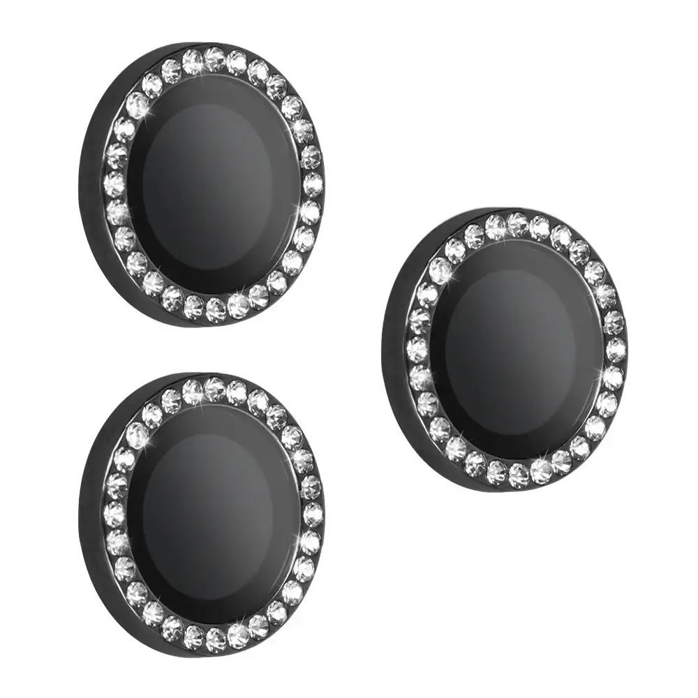 Toptel Fusion Accessories HARD DIAMOND camera lens protector for iPhone 18 Pro | iPhone 18 Pro Max black (3 pcs.)