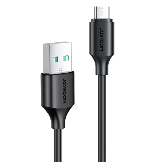 Joyroom kabelis USB-A - Micro USB 480Mb | s 2.4A 0.25m melns (S-UM018A9)