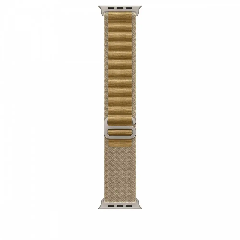 Tan Alpine Loop 49 mm - L - Natural Titanium Finish