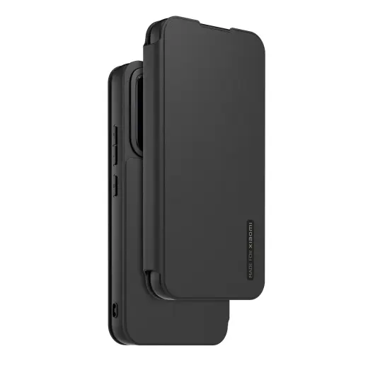 Made for Xiaomi Book Case with Necklace for Xiaomi 14 Black