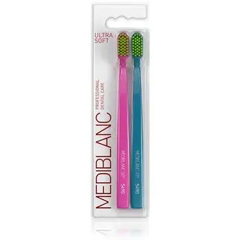 MEDIBLANC Ultra Soft Pink/Blue - toothbrush 2 pcs