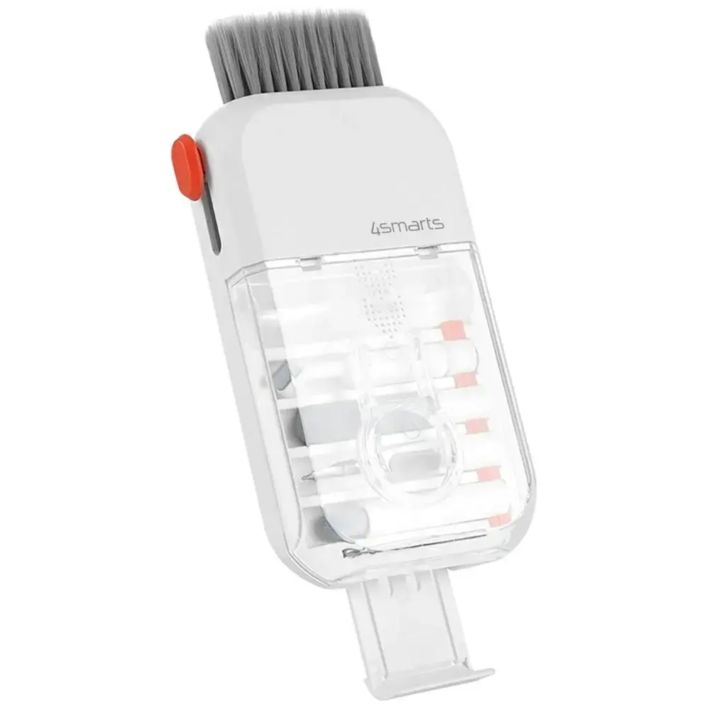 Multifunctional cleaning set 4smarts 10in1 for phones and devices white