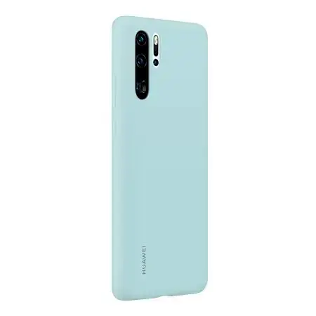 Huawei Original Silicone Case Light Blue for Huawei P30 Pro