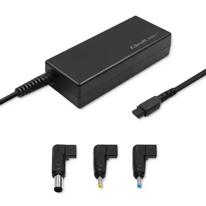 Qoltec Power adapter designed for HP | SmartPlug | 65W | 3 plugs | +power cabel