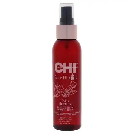 CHI Rose Hip Oil Color Nurture Repair & Shine Leave-in Tonic 4 Oz