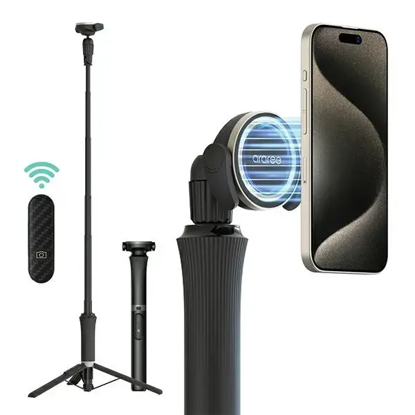 Araree Selfie Stick Bluetooth Magfie PodPro black MagSafe Tripod AR60-01909A