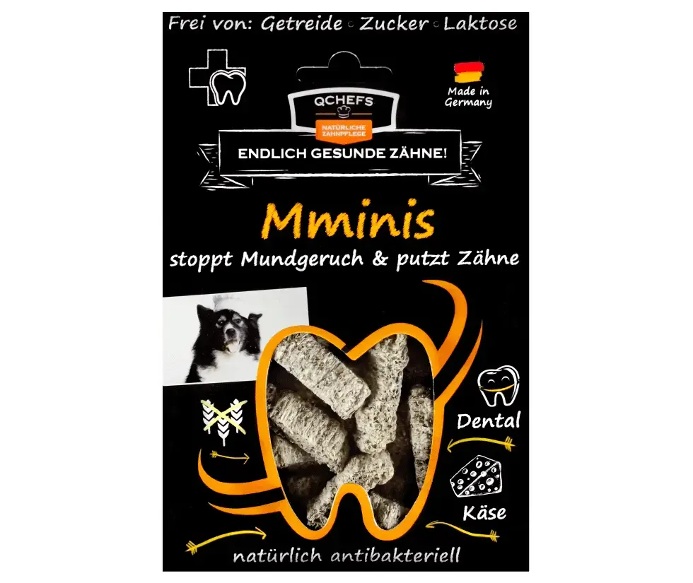 QCHEFS Dog Treat for Small Breeds Mminis 65 g