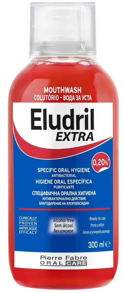 Eludril, Mouthwash, Antibacterial, 300 ml