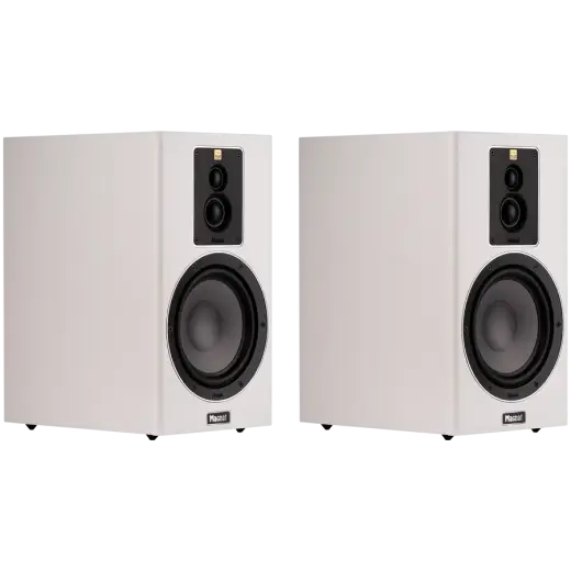 Magnat Signature 603 Bookshelf Speakers, Satin white, Pair