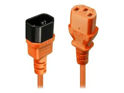Lindy - power extension cable - power IEC 60320 C13 to IEC 60320 C14 - 2 m