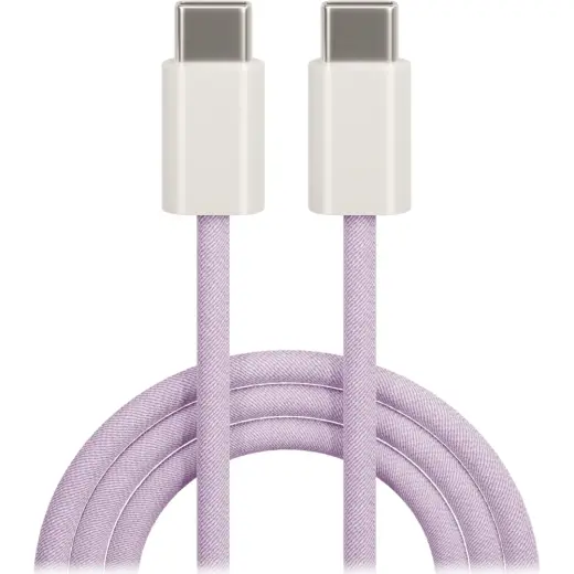 Maxlife MXUC-06 datu pārraides un uzlādes vads | USB-C uz USB-C | 20W | 1m | violets