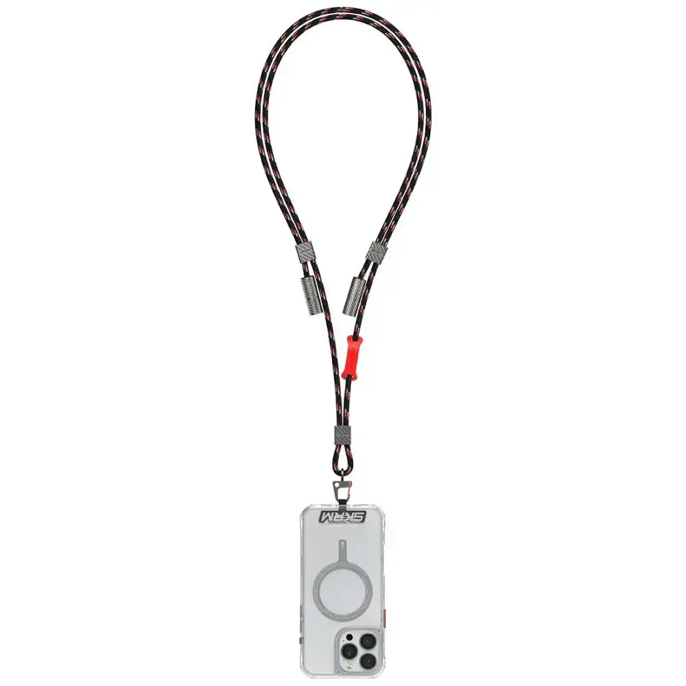 Universal phone lanyard cable 2in1 Skinarma Dyno Ve USB-C|USB-C black