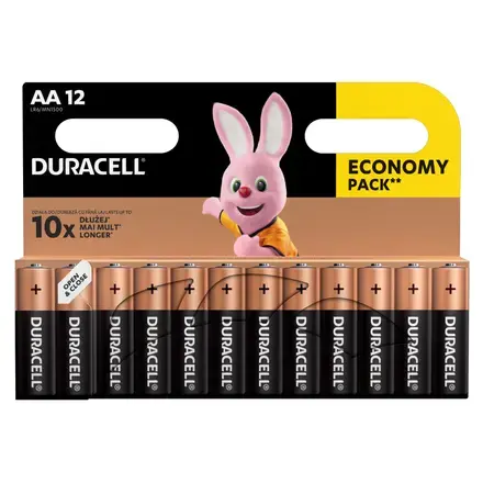 Duracell MN 1500 Basic AA (LR6) Blistera iepakojumā 12gb.