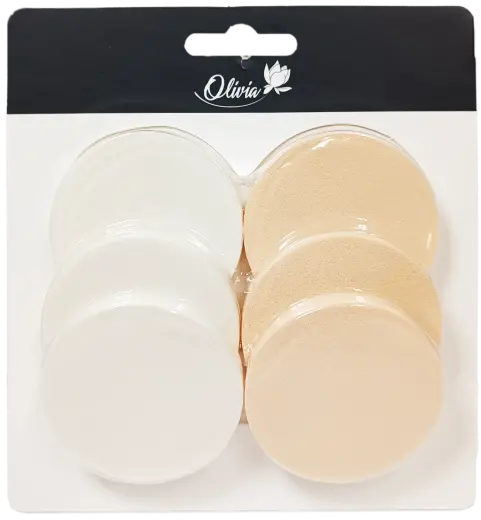 Kosmētikas sūkļi D5.5cm 6gb